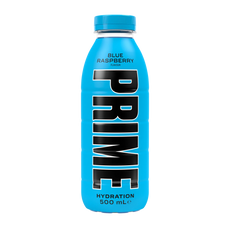 PRIME Hydration Blue Raspberry - 16.9 fl.oz (500ml) UK Bottle image 0