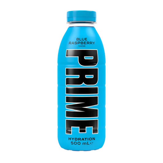 PRIME Hydration Blue Raspberry - 16.9 fl.oz (500ml) UK Bottle image 0