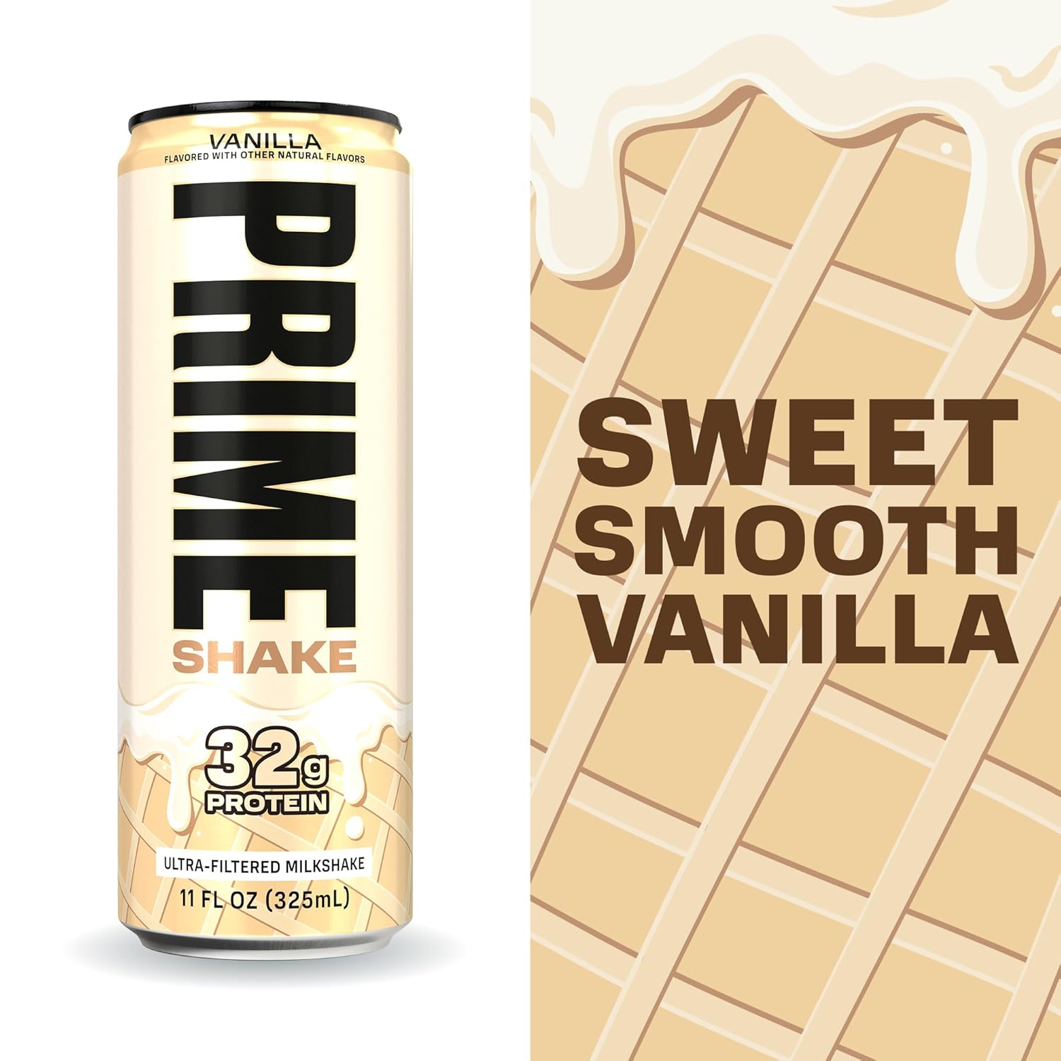 PRIME Shake – All Flavours Bundle (Chocolate, Vanilla &amp; Cookies &amp; Cream) | 32g Protein | RARE FIRST DROP (Pre-Order) image 2