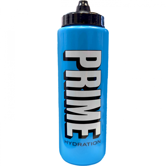 Official PRIME Hydration Official Blue Squeeze Sport Water Bottle Promotional Item image 0