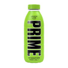 PRIME Hydration Lemon Lime - 16.9 fl.oz (500ml) UK Bottle image 0