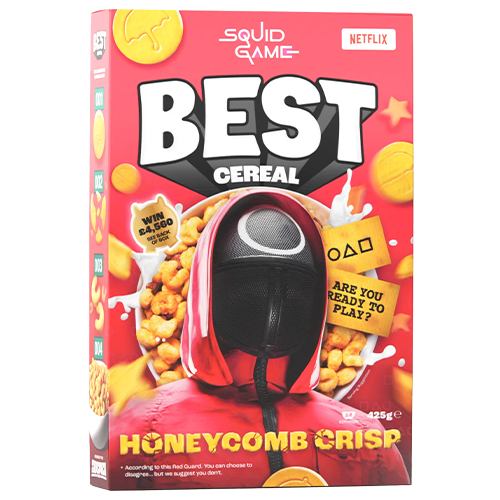 SQUID GAME - BEST CEREAL - HONEYCOMB CRISP - LIMITED EDITION 425g image 0