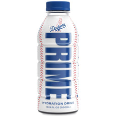 PRIME Hydration LA Dodgers White V1 Limited Edition - 16.9 fl.oz (500ml) image 0