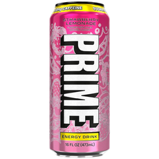 PRIME Energy Drink – Strawberry Lemonade | NEW & RARE FLAVOUR | 200mg Caffeine | Sugar Free (Pre-Order) image 0