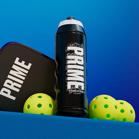 PRIME Hydration Limited Edition Black Graffiti Squeeze Sports Water Bottle