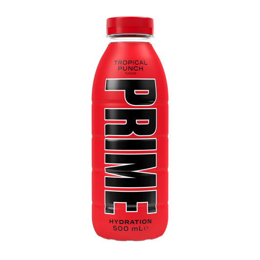 PRIME Hydration Tropical Punch - 16.9 fl.oz (500ml) UK Bottle image 0