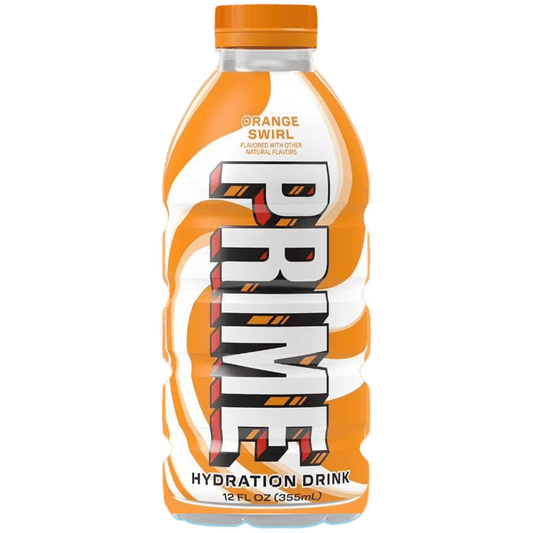 NEW 🟠 Orange Swirl Mini PRIME Hydration  (12 FL OZ / 355 mL) image 0