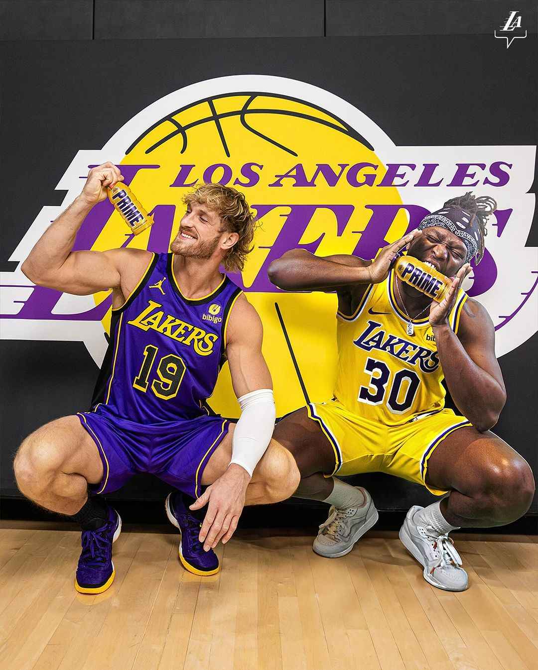 LA Lakers Limited Edition PRIME Hydration image 1