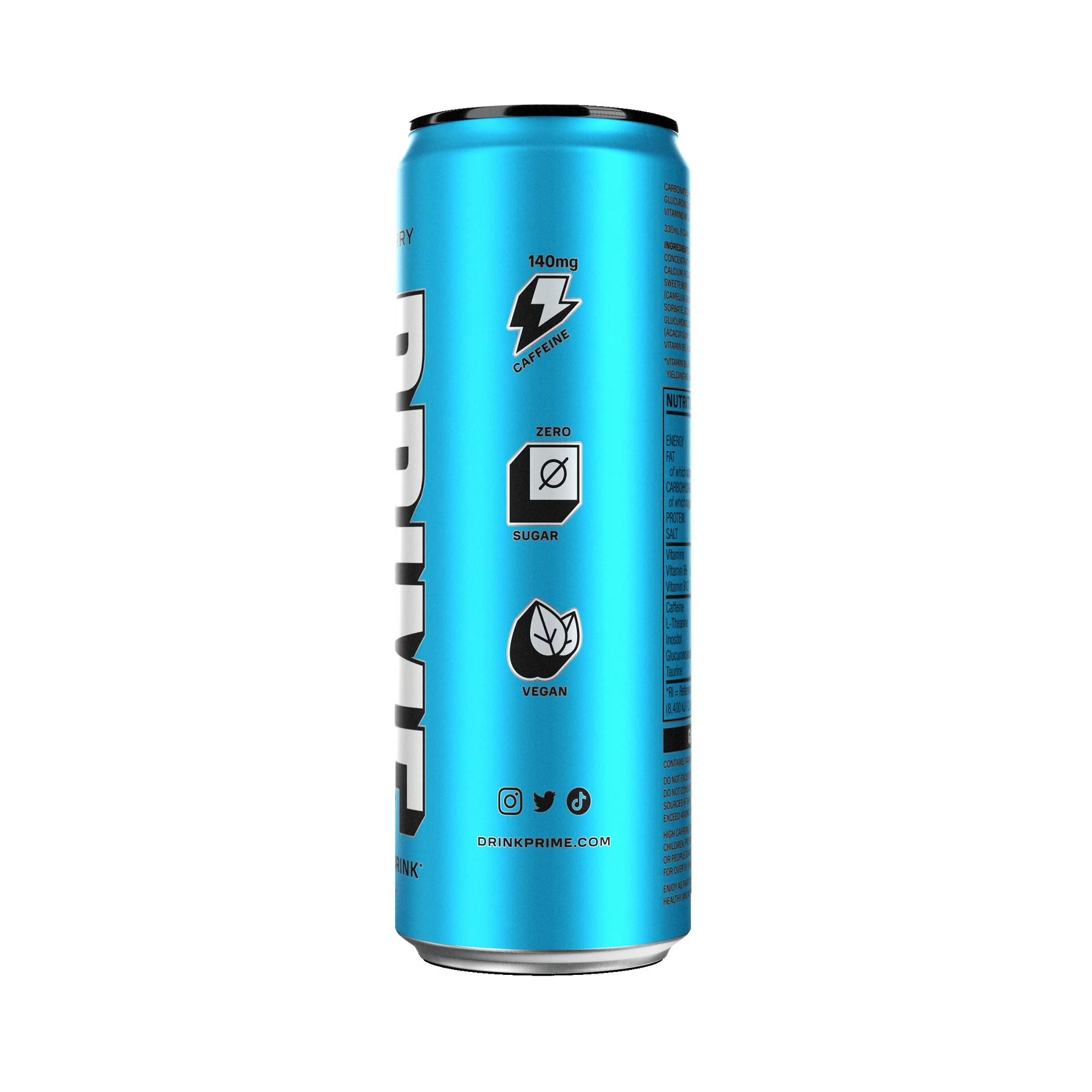 PRIME Energy Blue Raspberry - (330ml) UK Can image 1