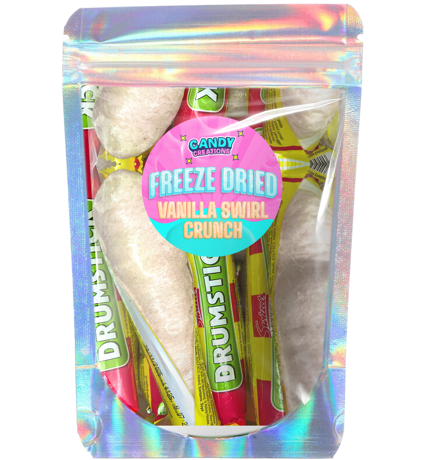 Freeze Dried Vanilla Swirl Crunch Bars