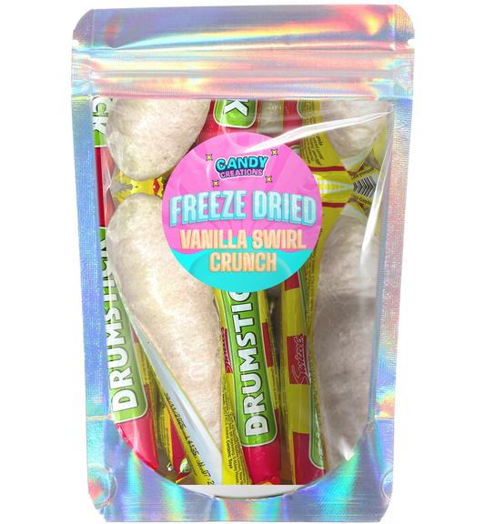 Freeze Dried Vanilla Swirl Crunch Bars
