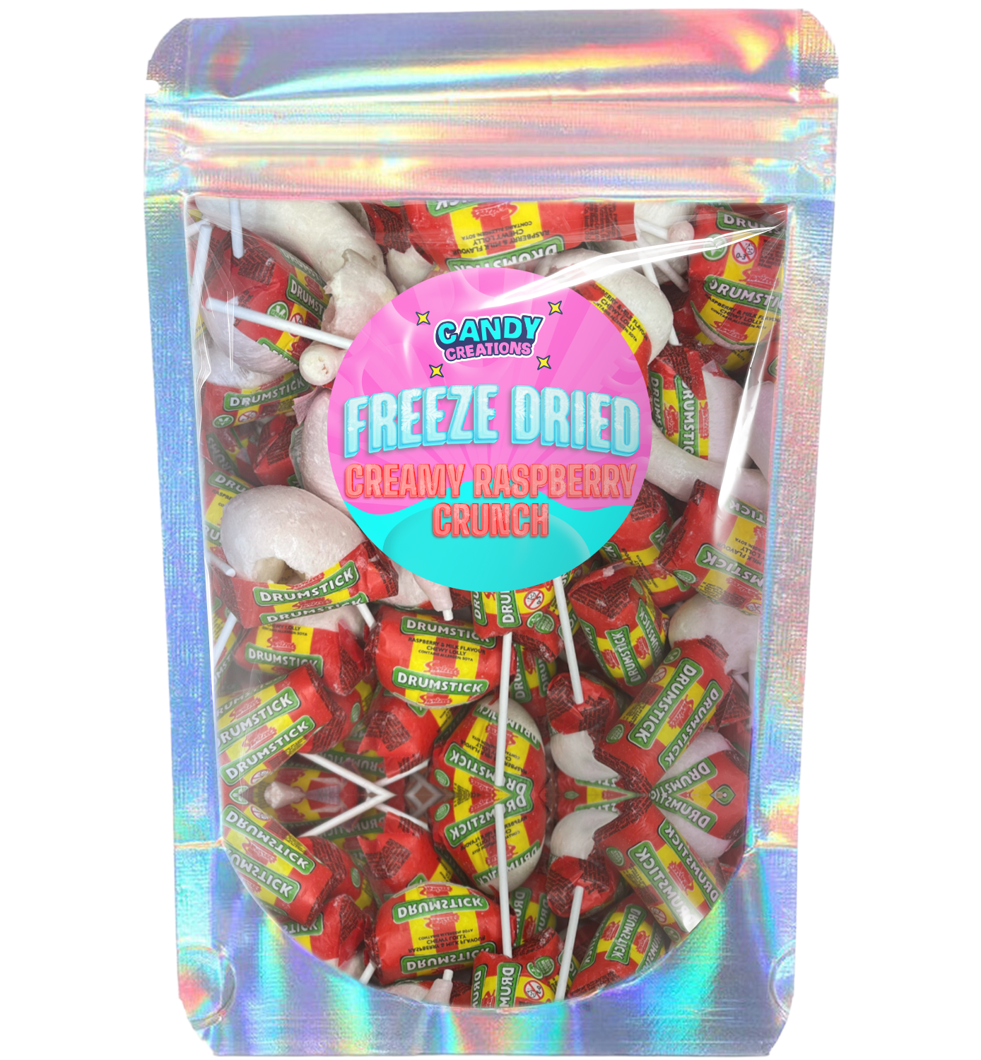 Freeze Dried Creamy Raspberry Crunch