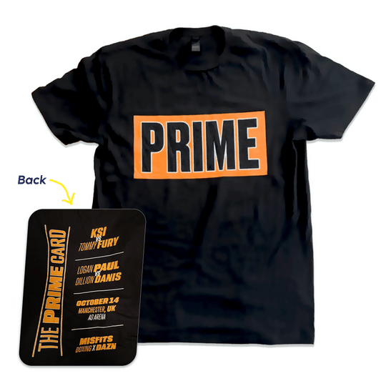 Official Limited Edition PRIME Hydration Misfits Card T-shirt image 0