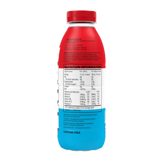 PRIME Hydration Ice Pop - 16.9 fl.oz (500ml) UK Bottle image 1