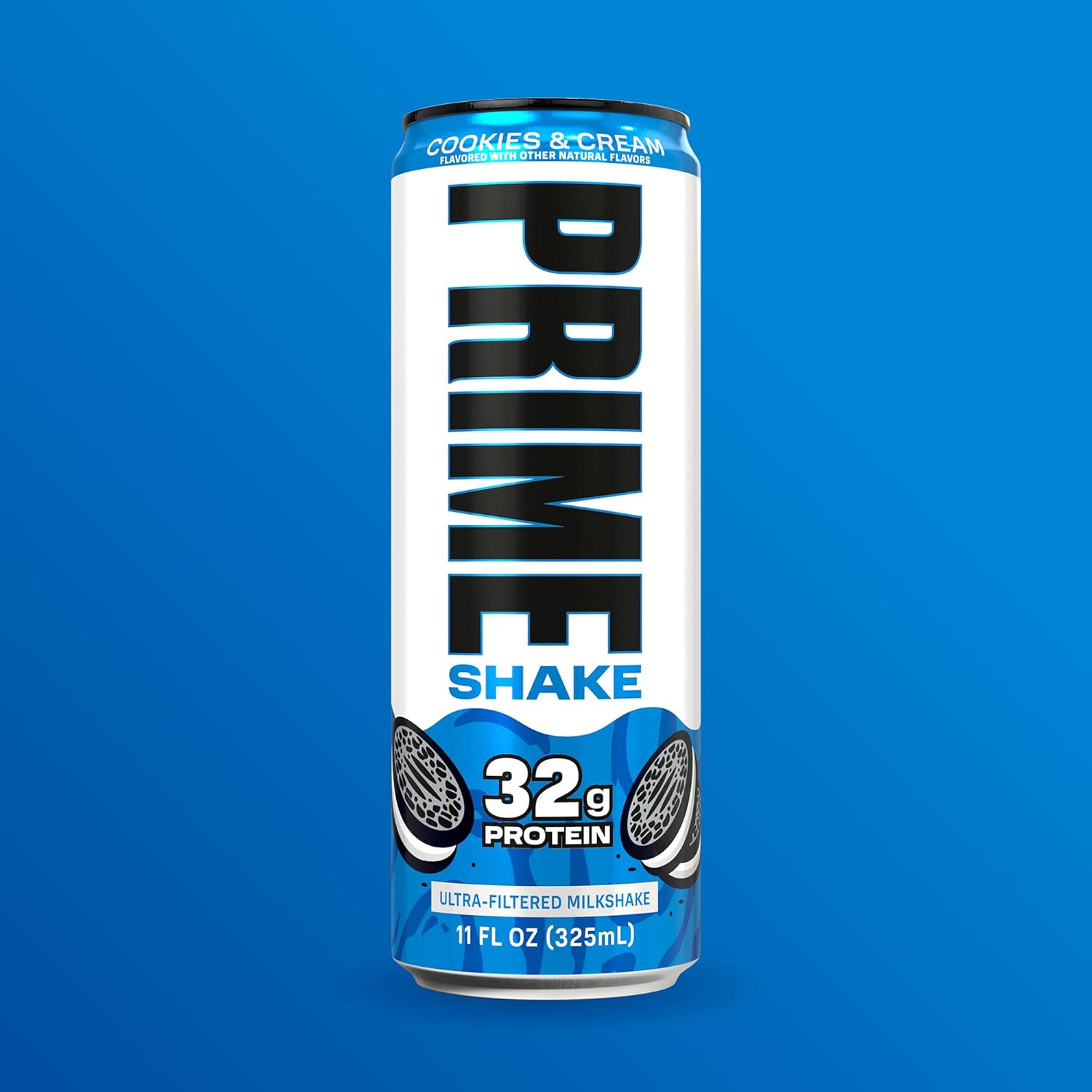 PRIME Shake – Cookies &amp; Cream | 32g Protein | Ultra-Rare New PRIME Line (Pre-Order) image 1