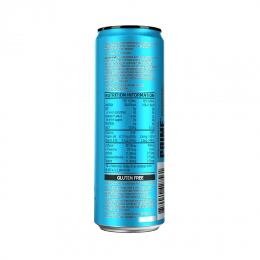 PRIME Energy Blue Raspberry - (330ml) UK Can - Image 3